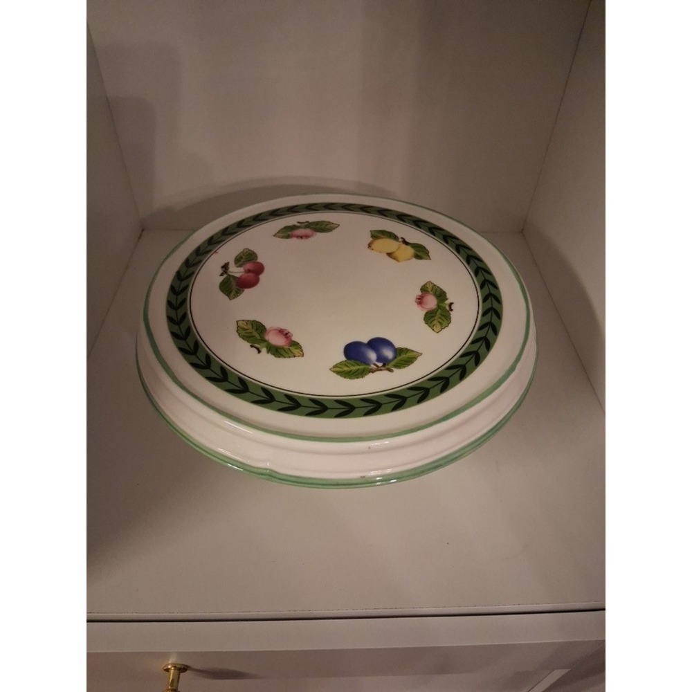 Villeroy & Boch French Garden Fleurence Pedestal Cake Stand Fruit 10 inch